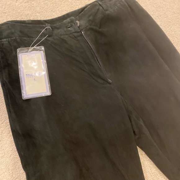 Trussardi Black suede trousers, fully lined, size 42 - Picture 8 of 8